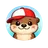 Generate one single cartoon animal avatar icon (PNG) for the Reviews block on spin-lander-pt.com. This is NOT a realistic hum